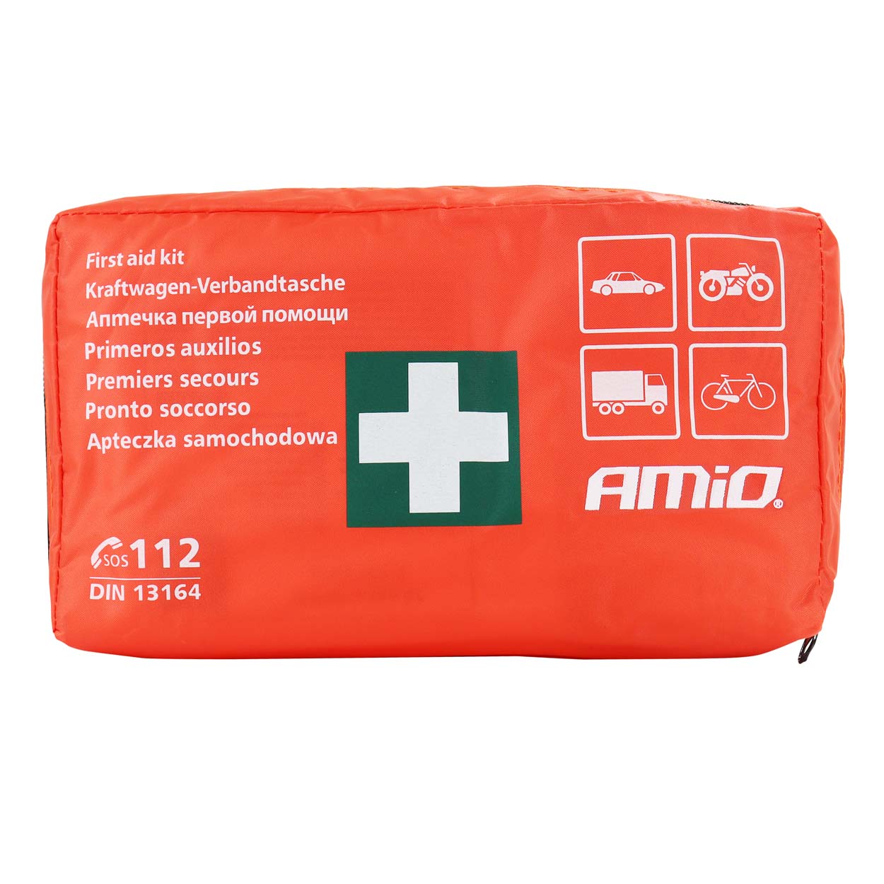 Apteczka samochodowa pierwszej pomocy DIN 13164 AMIO-02396 