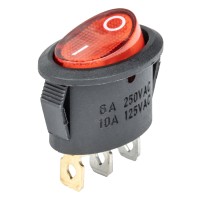 Włącznik przełącznik podświetlany owalny AMIO-02461 