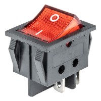 Włącznik przełącznik prostokątny podświetlany AMIO-02462 
