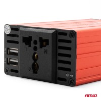 logo Przetwornica napięcia 12V/220V 300W/600W 2xUSB PI03 AMIO-02470
