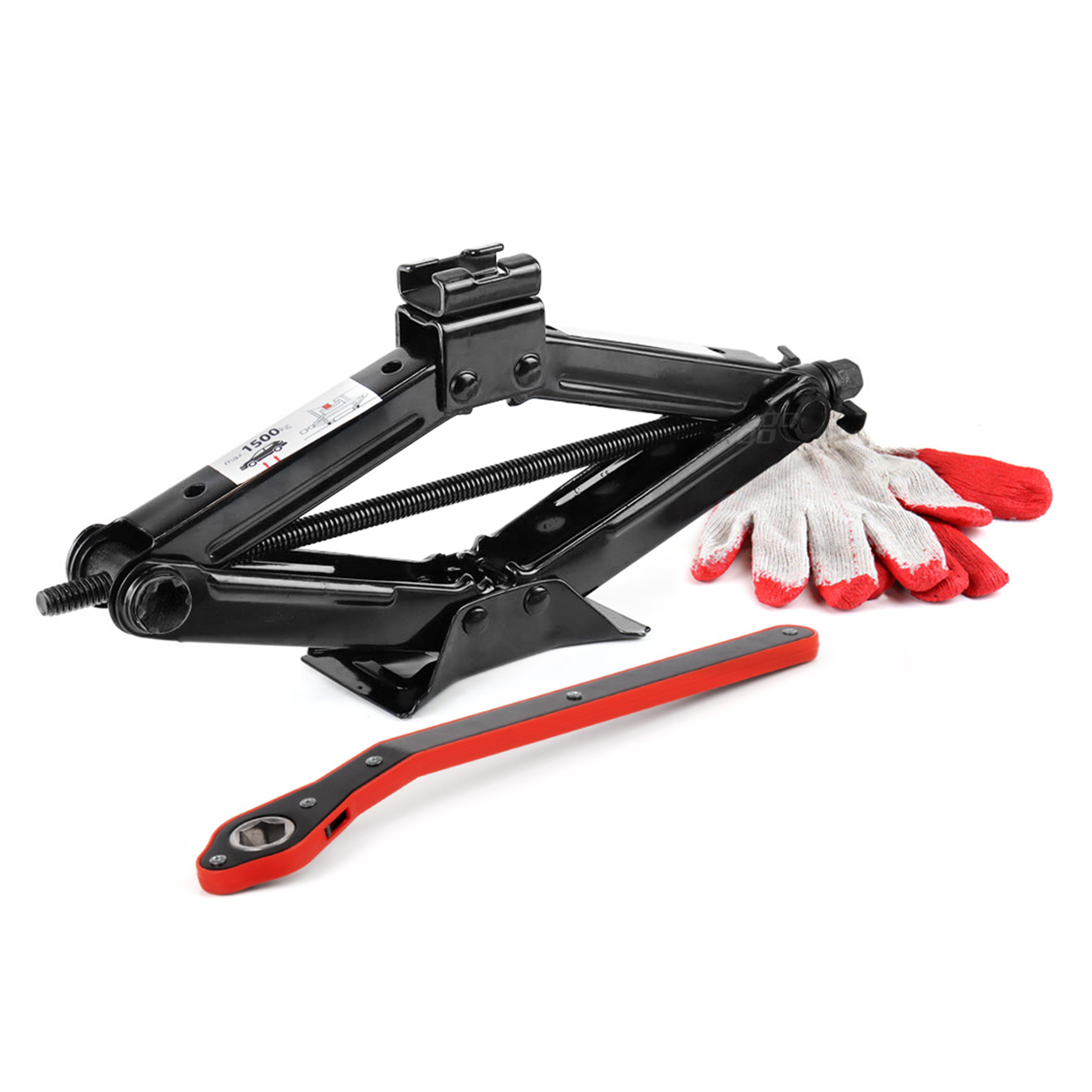 Podnośnik samochodowy trapezowy lewarek 1,5T 1500 kg AMIO-02478 