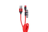 logo Kabel USB magnetyczny 3w1 na Lightning USB-C micro USB 1 m UC-8 AMIO-02522