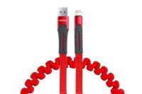 Kabel USB iphone Lightning sprężynujący 1.2 m UC-13 AMIO-02530 