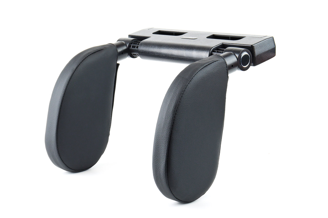 Zagłówek oparcie poduszka skóra do samochodu AMIO-02559 