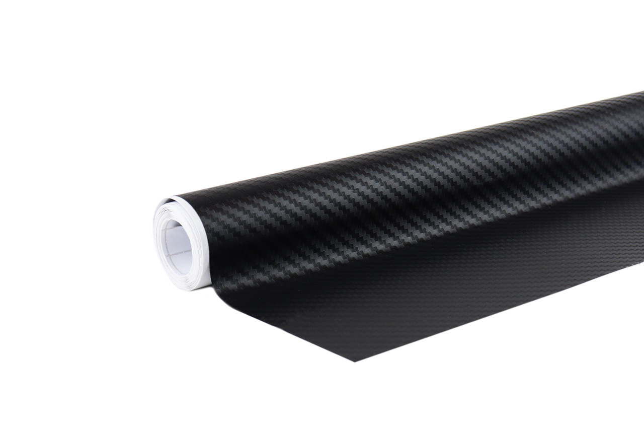 Folia karbonowa carbon 3D czarna 30cm x 150cm AMIO-02598 