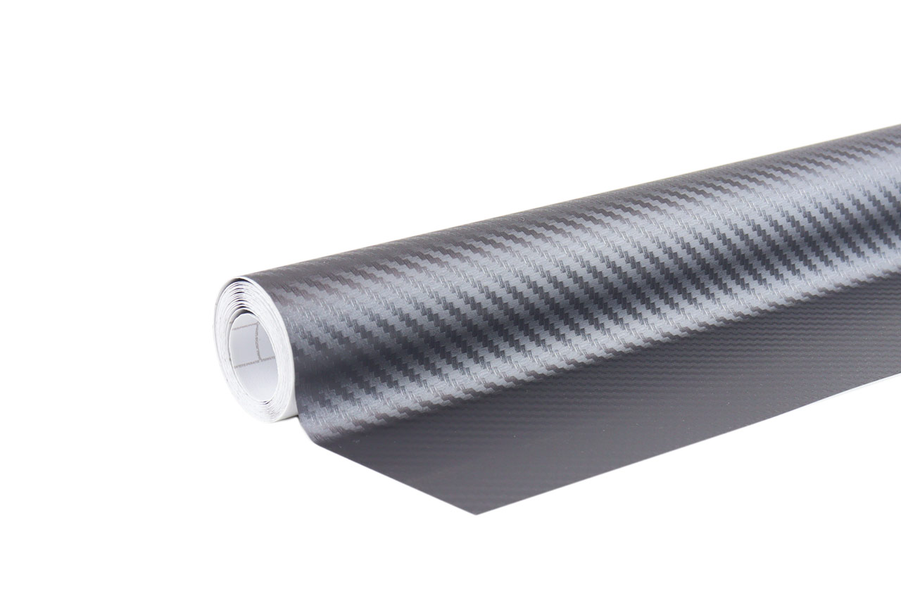 Folia karbonowa carbon 3D grafitowa 30cm x 150cm AMIO-02599 