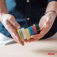logo Zestaw taśm izolacyjnych - 6 szt.15 mm x 5 m AMIO-02609