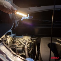 logo Latarka inspekcyjna lampa LED WT08 AMIO-02818