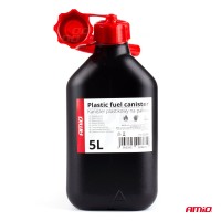 logo Kanister plastikowy, czarny 5L AMiO-02887