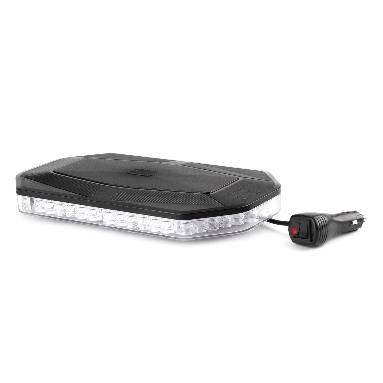 Belka ostrzegawcza LED WLB78 na magnes 293x171mm R65 R10 48LED 12-24V IP56 AMIO-02920 