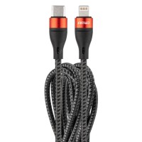 Kabel UC-19 USB-C + Lightning iphone 200 cm FullLINK AMIO-02931 