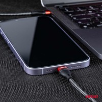 logo Kabel UC-19 USB-C + Lightning iphone 200 cm FullLINK AMIO-02931
