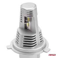 logo Żarówki samochodowe LED seria X1 H4/H19 6500K Canbus AMIO-02965