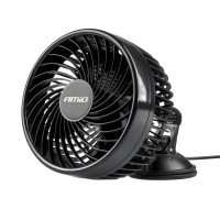 Wiatrak samochodowy wentylator z przyssawką 24V AMIO-03004 