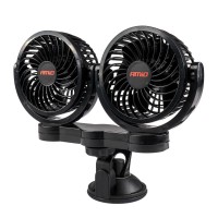 Wentylator wiatrak samochodowy z przyssawką 12V AMIO-03010 