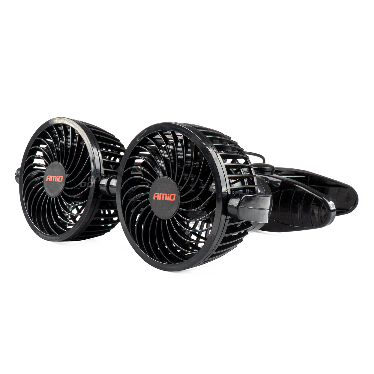 Wentylator wiatrak samochodowy z klipsem 12V AMIO-03012 