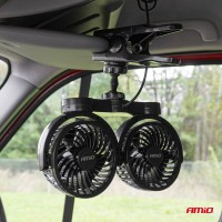 logo Wentylator wiatrak samochodowy z klipsem 24V AMIO-03013