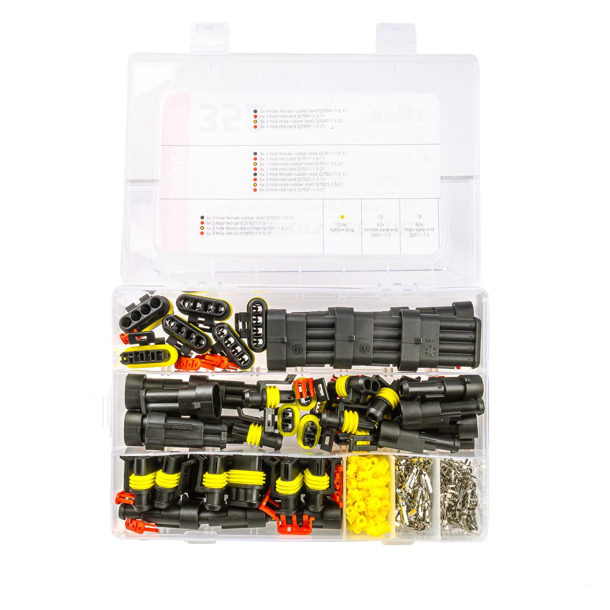 Kostki wtyki złącznik superseal hermetyczne 352 szt. AMIO-03035 