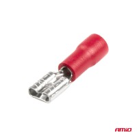 logo Konektory izolowane żeńskie płaskie 5.6mm 0.5-1.5mm2 10A 10 szt. AMIO-03061