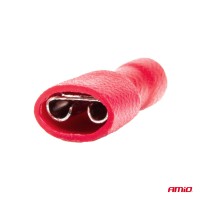 logo Konektory izolowane żeńskie płaskie 6.6mm 0.5-1.5mm2 10A 10 szt. AMIO-03063