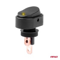 logo Włącznik przełącznik elipsa z podświetleniem 12V 24V AMIO-03088