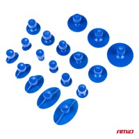 logo Zestaw naprawczy do wyciągania wgnieceń karoserii z 18 grzybkami AMIO-03137