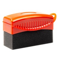 Aplikator do opon samochodowych w plastikowej obudowie, miękka gąbka AMIO-03146 