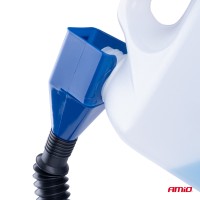 logo Lejek z elastycznym wężem wielofunkcyjny do butelek AMIO-03150