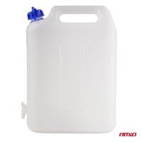 logo Kanister zbiornik plastikowy na wodę z kranem 10L AMIO-03202