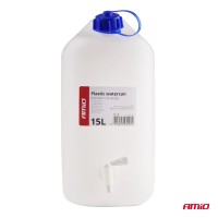 logo Kanister zbiornik plastikowy na wodę z kranem 15L AMIO-03203