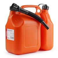 Kanister plastikowy dwukomorowy 6L + 2,5L AMIO-03208 