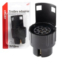 Przejściówka adapter redukcja gniazda 7/13 AMIO-03211 
