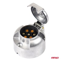 logo Gniazdo haka przyczepy aluminiowe 7 PIN AMIO-03217