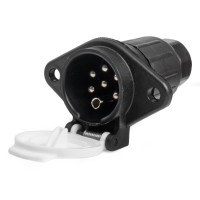 Gniazdo przyczepy 7 PIN typ S 24V TIR AMIO-03223 