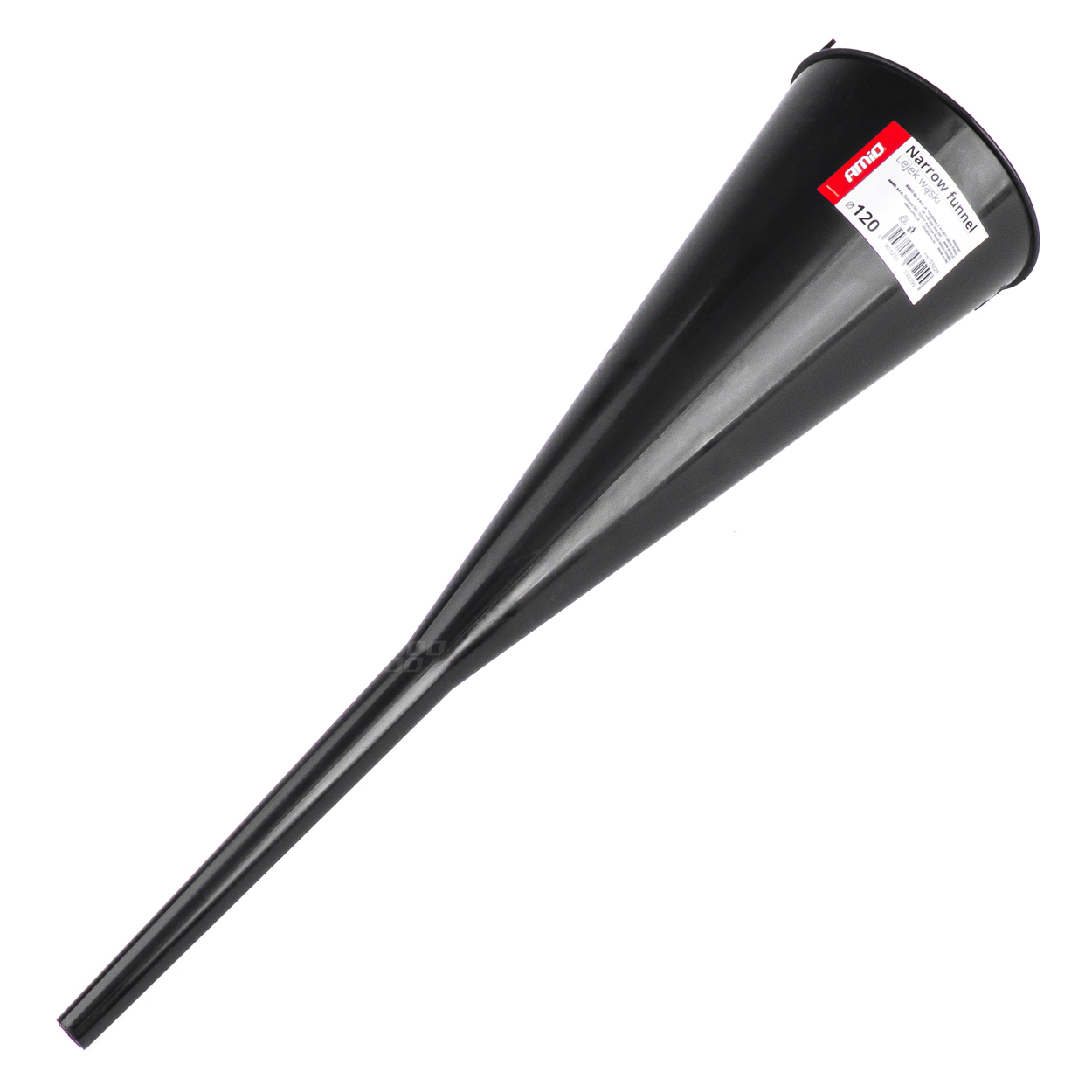 Lejek uniwersalny wąski długi do paliwa cieczy wody 46 cm AMIO-03229 