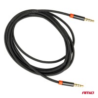 logo Kabel AUX MINI JACK 3,5mm oplot 200cm AMIO-03270