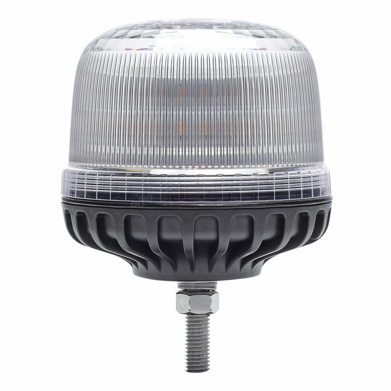 Lampa ostrzegawcza błyskowa kogut 24 LED W25SB 12V 24V AMIO-03339 