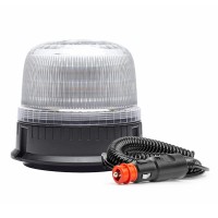 Lampa ostrzegawcza błyskowa kogut 24 LED W25M 12V 24V AMIO-03340 