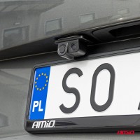 logo Kamera cofania z czujnikiem parkowania 2w1 720p 12V HD-601 AMIO-03540