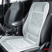 logo Mata na fotel siedzenie koraliki z podparciem pod plecy do samochodu AMIO-03643