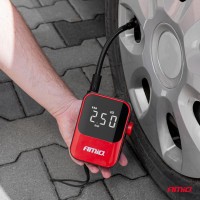 logo Kompresor samochodowy bezprzewodowy pompka elektryczna rowerowa powerbank 40W ACOMP-20 AMIO-03690