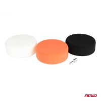 logo Zestaw gąbek do polerowania gąbki polerskie 3x150mm + adapter M14 AMIO-03703