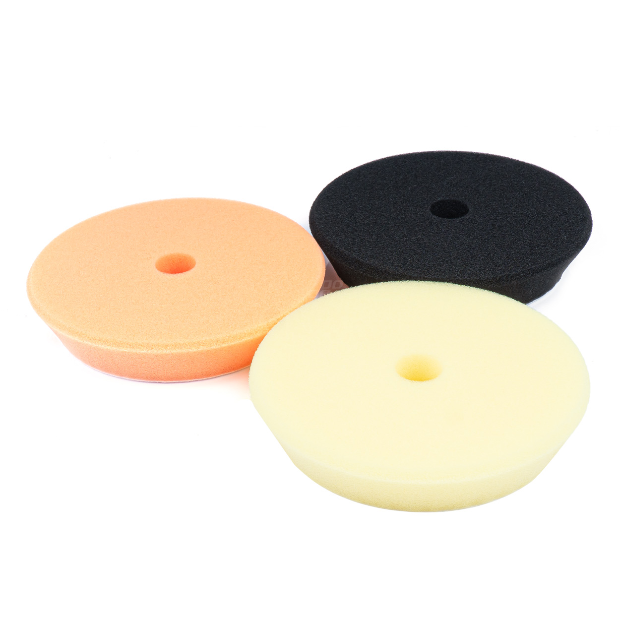 Zestaw gąbek do polerowania gąbki polerskie 3 szt. 125 mm/ 150 mm AMIO-03708 