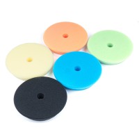 Zestaw gąbek do polerowania gąbki polerskie 5 szt. 125 mm/ 150 mm AMIO-03709 