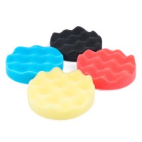 Zestaw do polerowania gąbki polerskie na rzep 4 szt. 125 mm AMIO-03710 