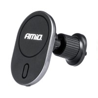 Uchwyt do samochodu na telefon z ładowarką indukcyjną do kratki My Mag 15W AMIO-03769 