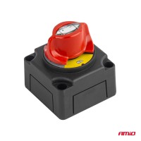 logo Wyłącznik odłącznik prądu hebel akumulatora 12V - 48V max 300A AMIO-03838