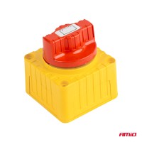 logo Wyłącznik odłącznik prądu hebel akumulatora 12V - 48V max 300A AMIO-03839