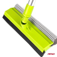 logo Myjka do szyb okien luster + ściągaczka do wody aluminiowa 26,5 cm AMIO-03850