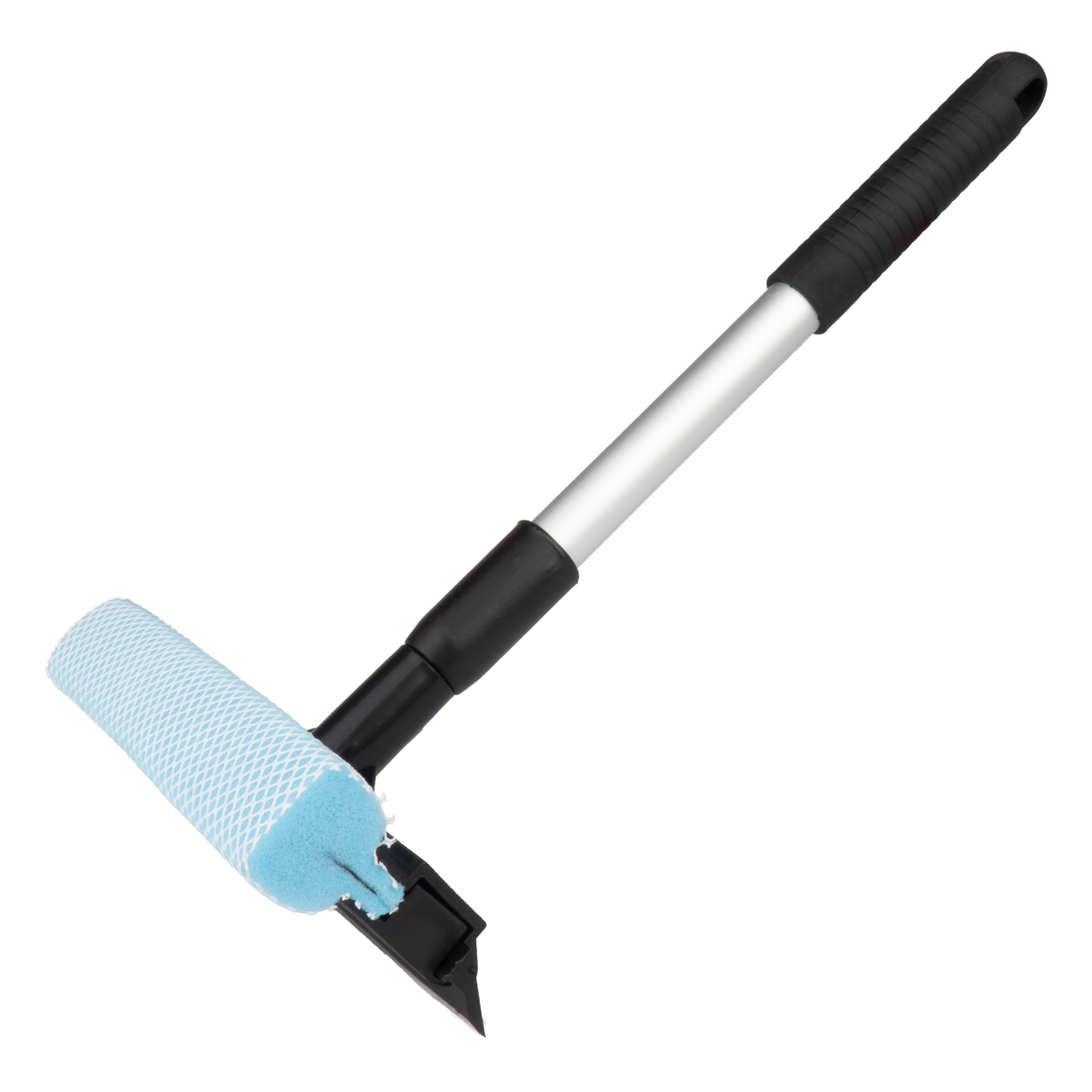 Myjka do szyb okien luster + ściągaczka do wody teleskopowa aluminiowa 35/48 cm AMIO-03853 
